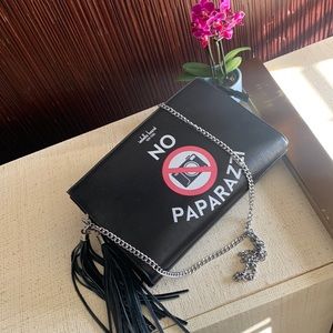 NWOT No Paparazzi Purse/Clutch/Crossbody. Made in Italy.